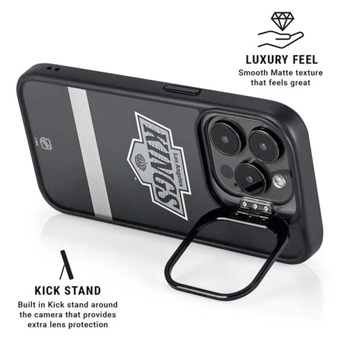 NHL Los Angeles Kings Jersey iPhone 15 Pro Kickstand Case